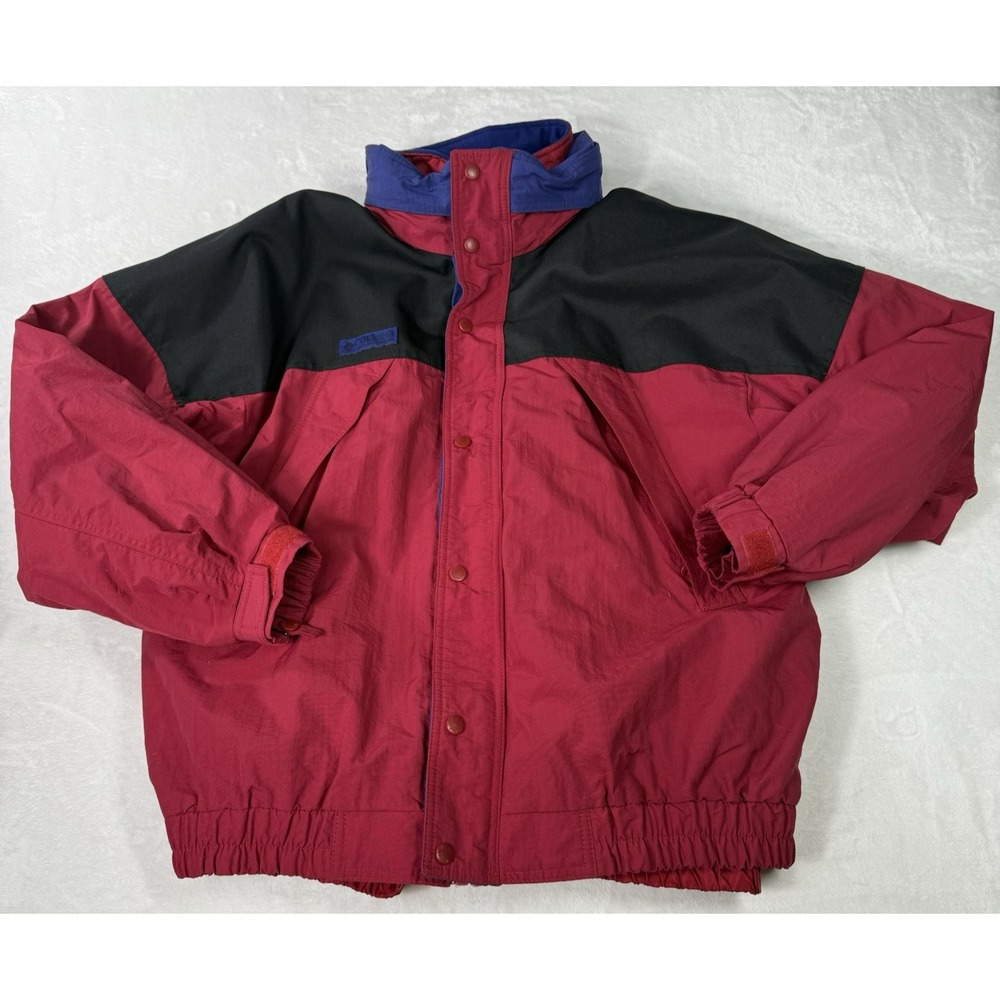 Vintage Columbia Sportswear 3-in-1 Jacket Large Ski‎ Interchange Colorblock 90's